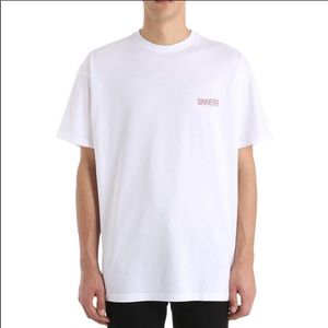 Balenciaga White Oversized Sinners T Shirt